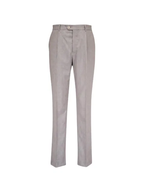 Brunello Cucinelli pleated flannel trousers