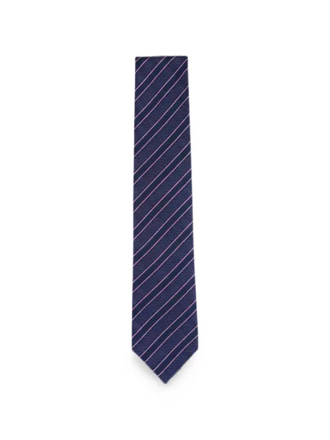 Brioni diagonal-stripe tie
