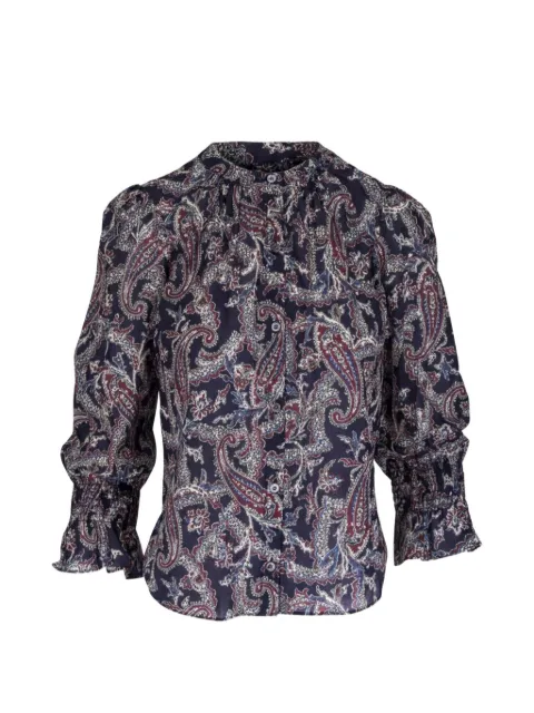 Veronica Beard Ashlynn paisley-print blouse