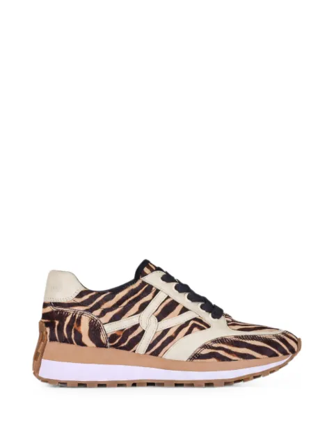 Veronica Beard Valentina zebra-print sneakers