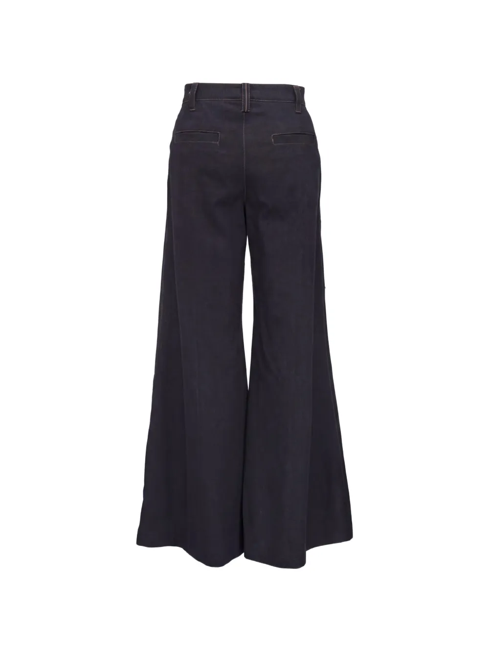 Brunello Cucinelli Jeans met wijde pijpen Blauw