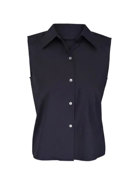 Vince sleeveless button-up shirt