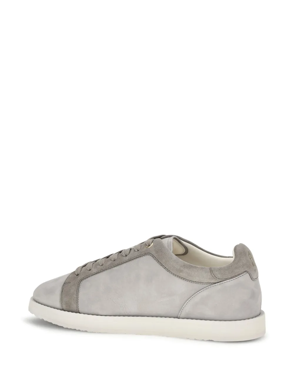 Brunello Cucinelli suede-panelled sneakers Grijs