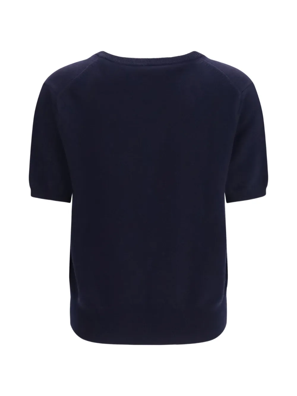 extreme cashmere Martina trui met korte mouwen Blauw