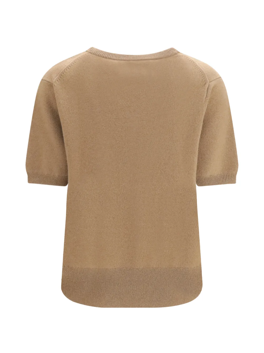 extreme cashmere N°490 Martina trui met korte mouwen Bruin
