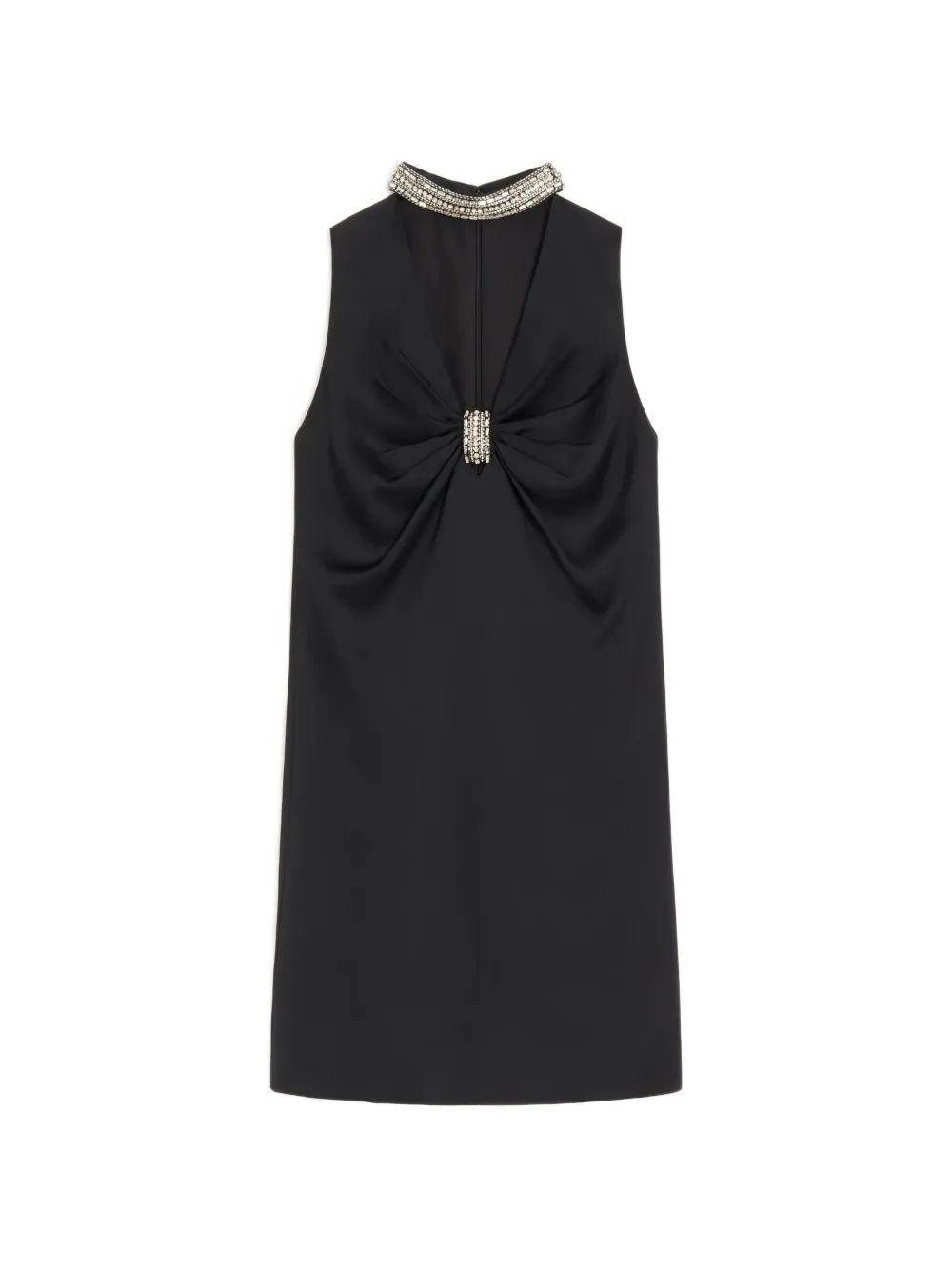 Valentino Garavani jewel-embellished ruffled dress