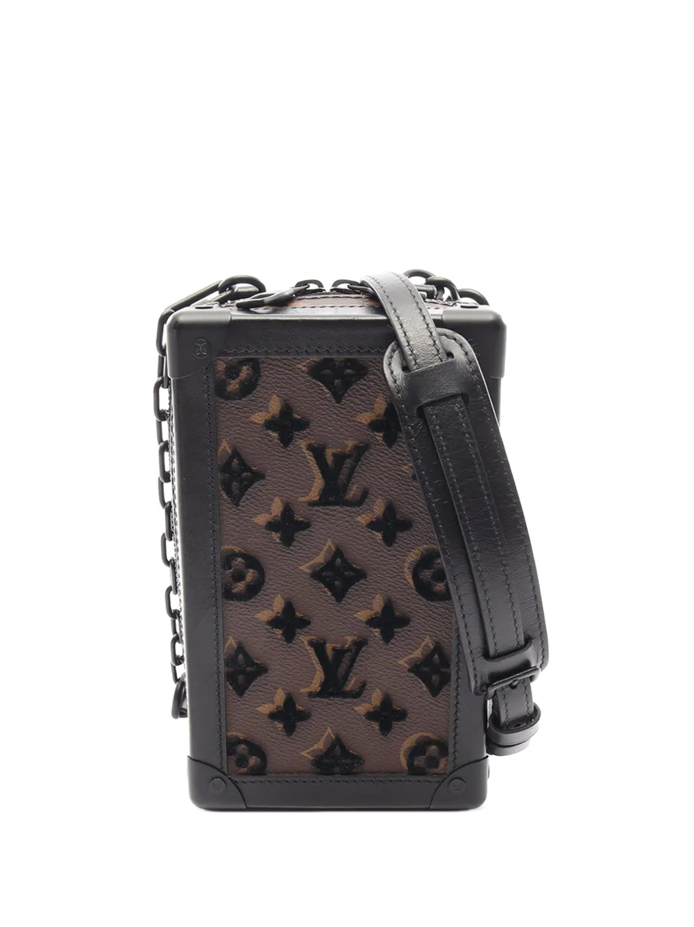 Louis Vuitton Pre-Owned 2019 Monogram Tuffetage Vertical Soft Trunk crossbody bag - Braun