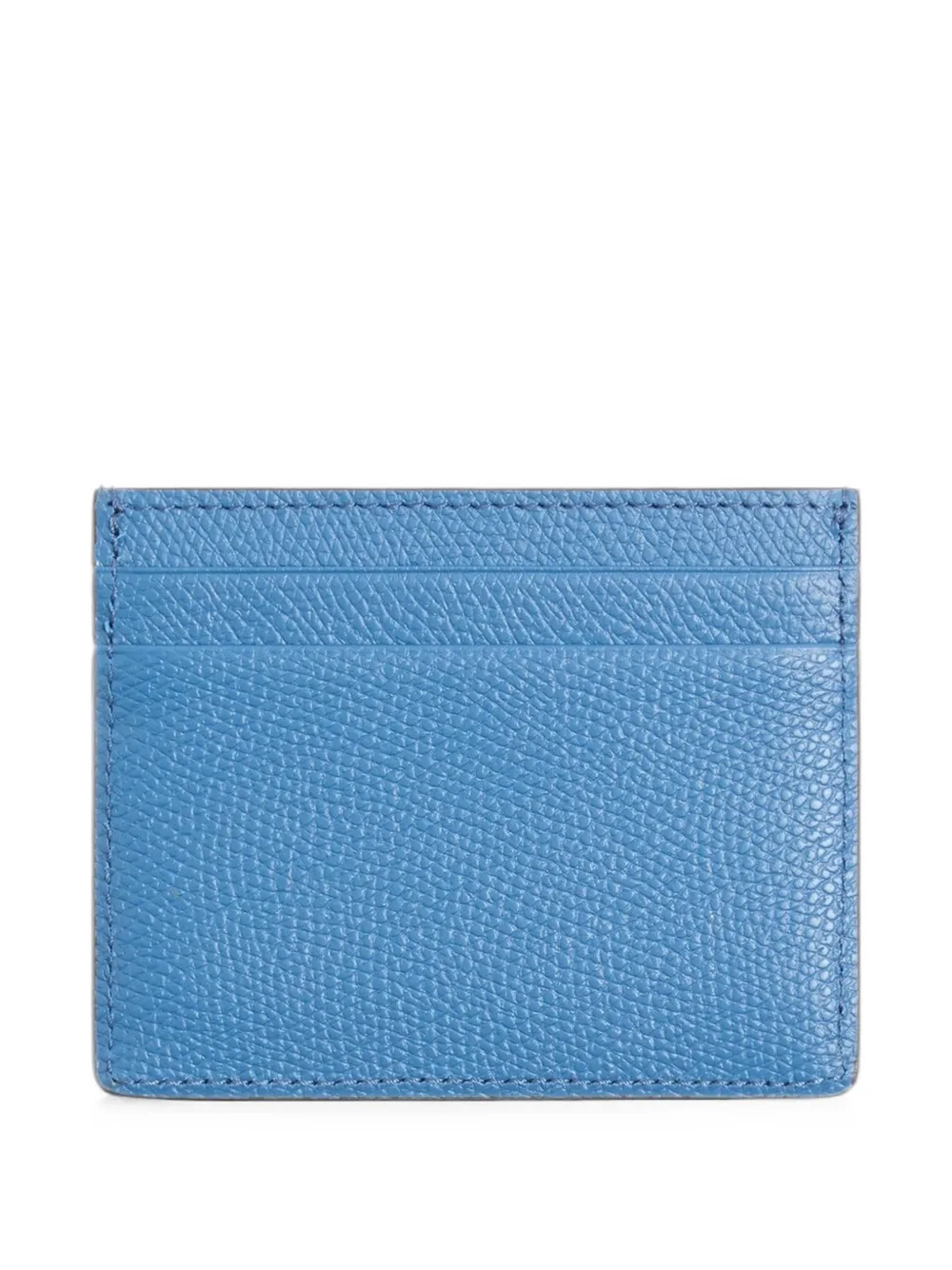 Valentino Garavani VLogo Signature pasjeshouder van korrelig kalfsleer Blauw
