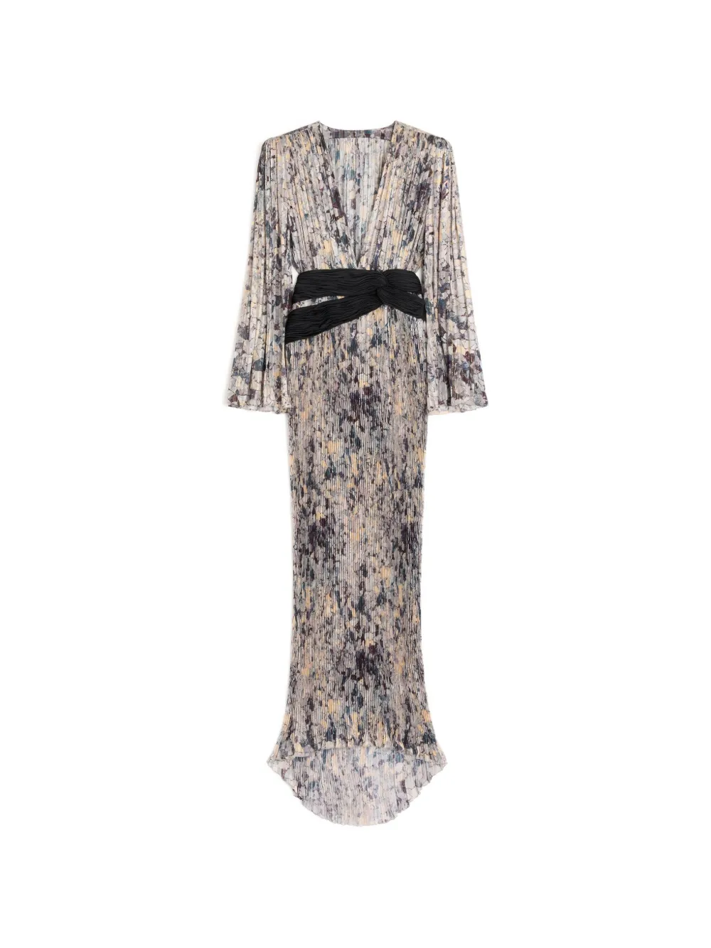Valentino Garavani Urbs Mosaïque pleated maxi dress - Grey