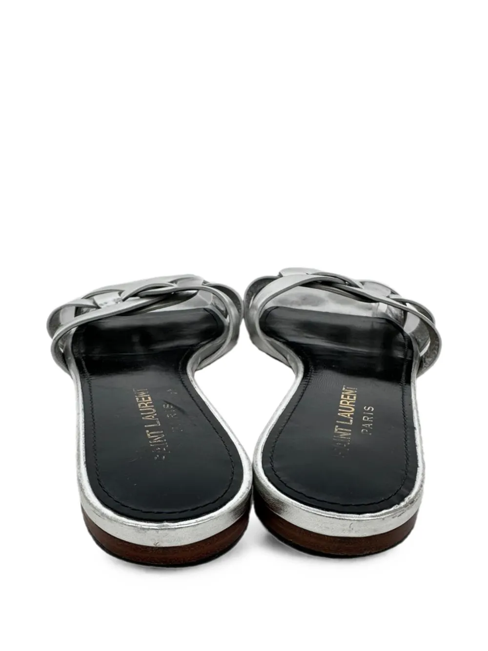 Saint Laurent Pre-Owned トリビュート サンダル | シルバートーン