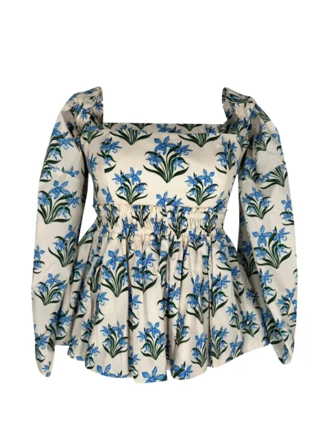 Agua By Agua Bendita Manzanilla floral-print top
