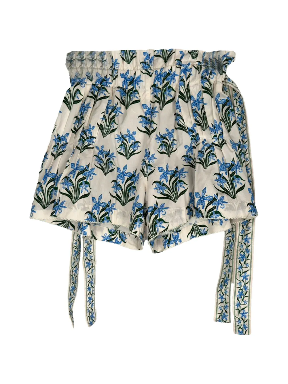 Agua By Agua Bendita short fleuri à taille-haute - Tons neutres Agua By Agua Bendita short fleuri à taille-haute - Tons neutres