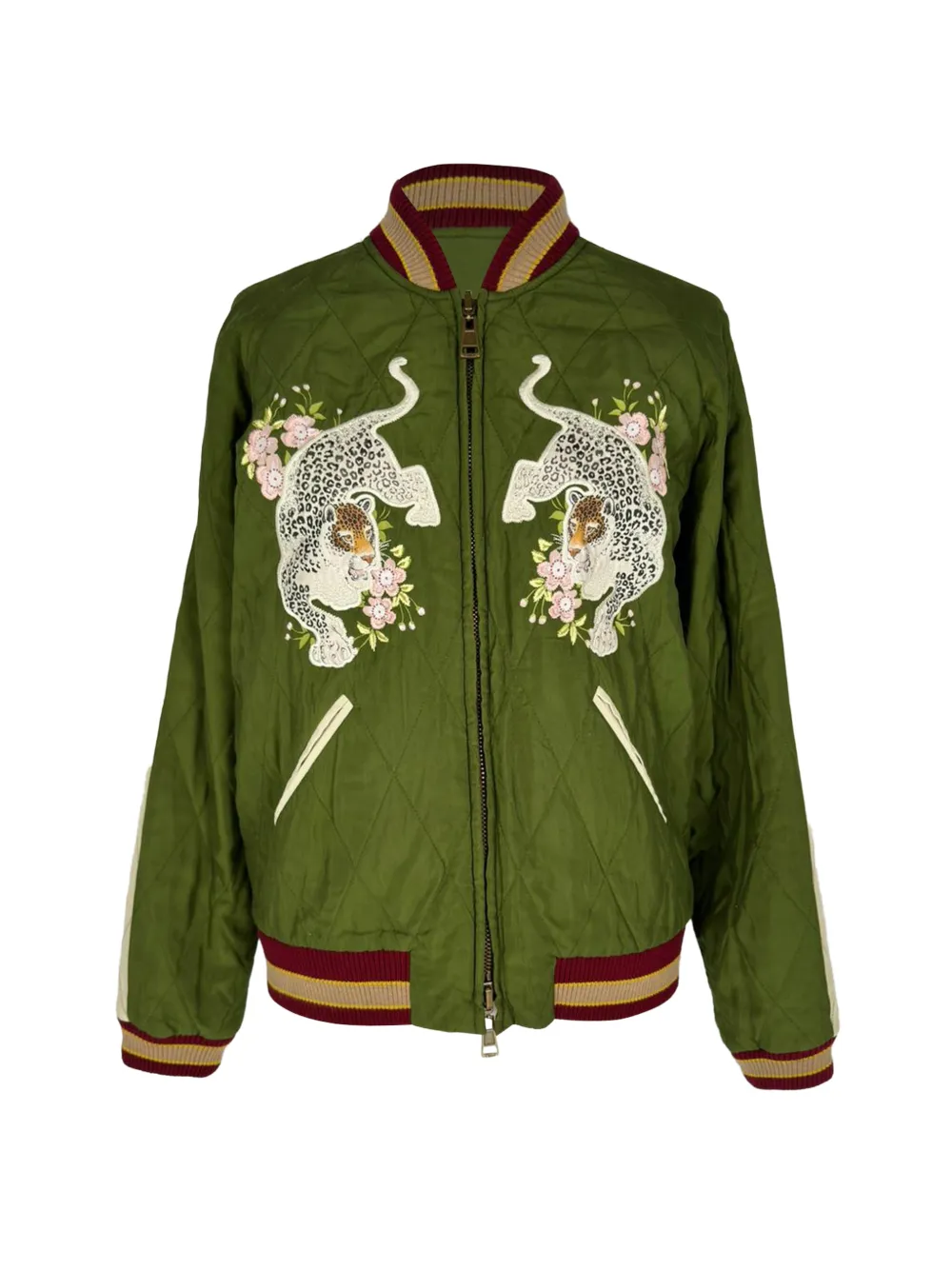 Chloé Vintage reversible quilted bomber jacket - Grün