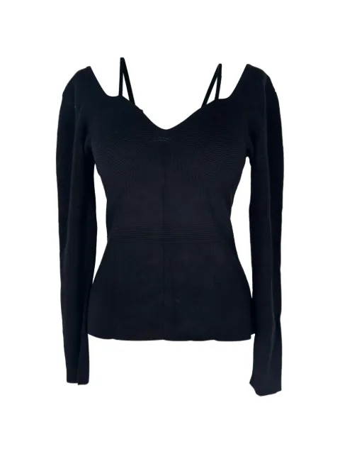 Altuzarra sweetheart neckline shoulder-strap sweater