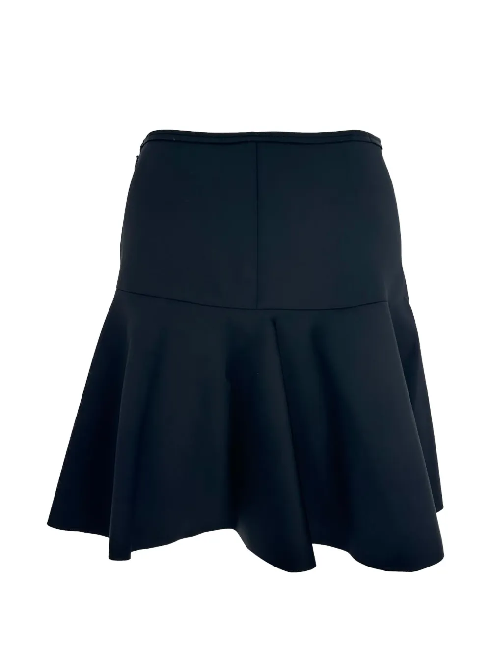 Lanvin Pre-Owned minijupe à ourlet volanté - Noir Lanvin Pre-Owned minijupe à ourlet volanté - Noir