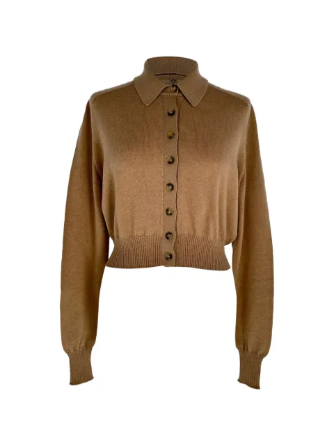 Sportmax Vintage Cardigan con bottoni e colletto