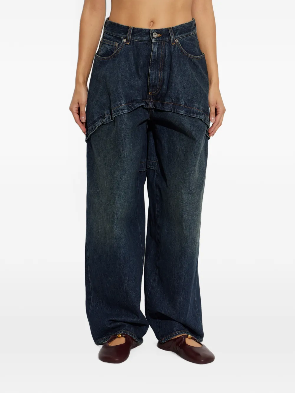LOEWE Jeans met wijde pijpen Blauw