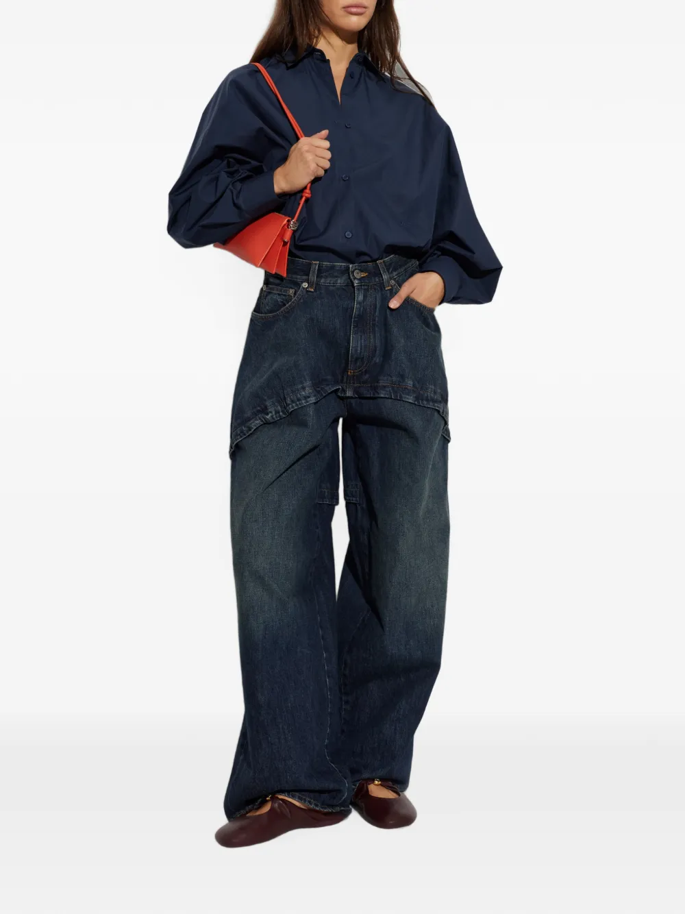 LOEWE Jeans met wijde pijpen Blauw