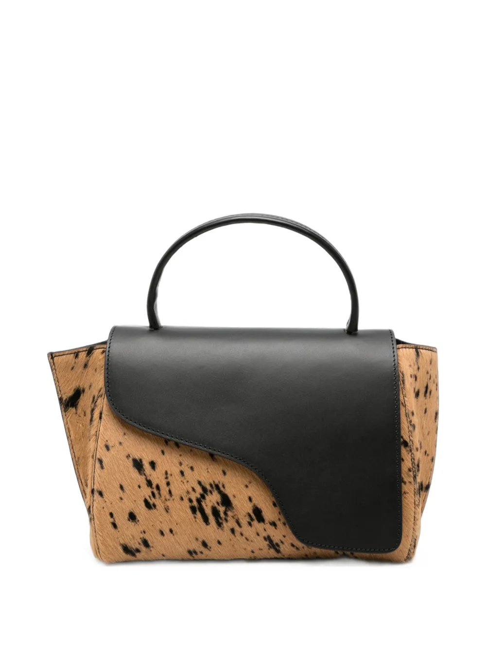 ATP Atelier Handtasche mit Animal-Print - Nude