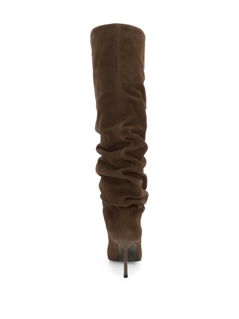Le Silla Bella ruched-shaft pointed-toe boots Bruin