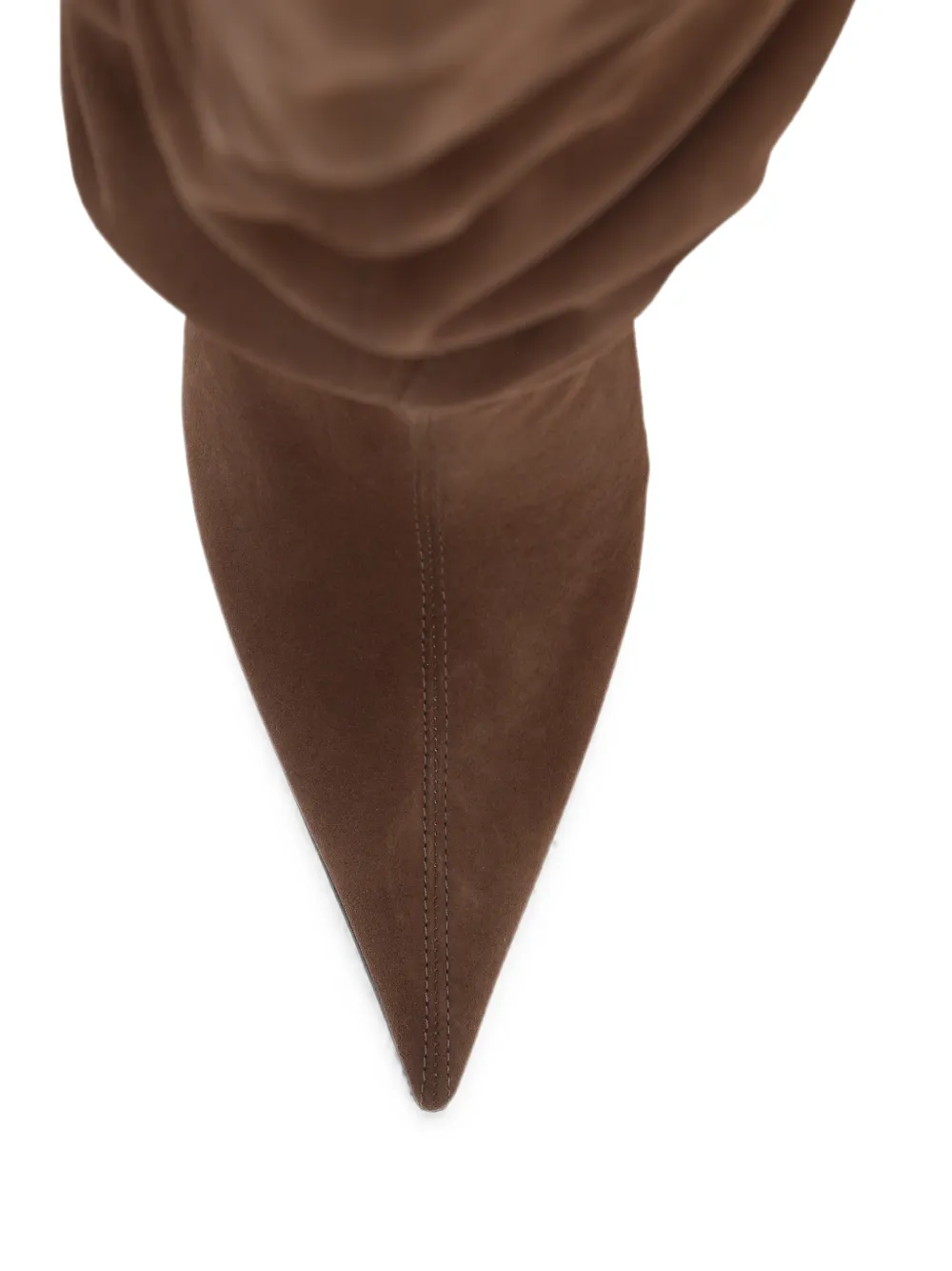Le Silla Bella ruched-shaft pointed-toe boots Bruin