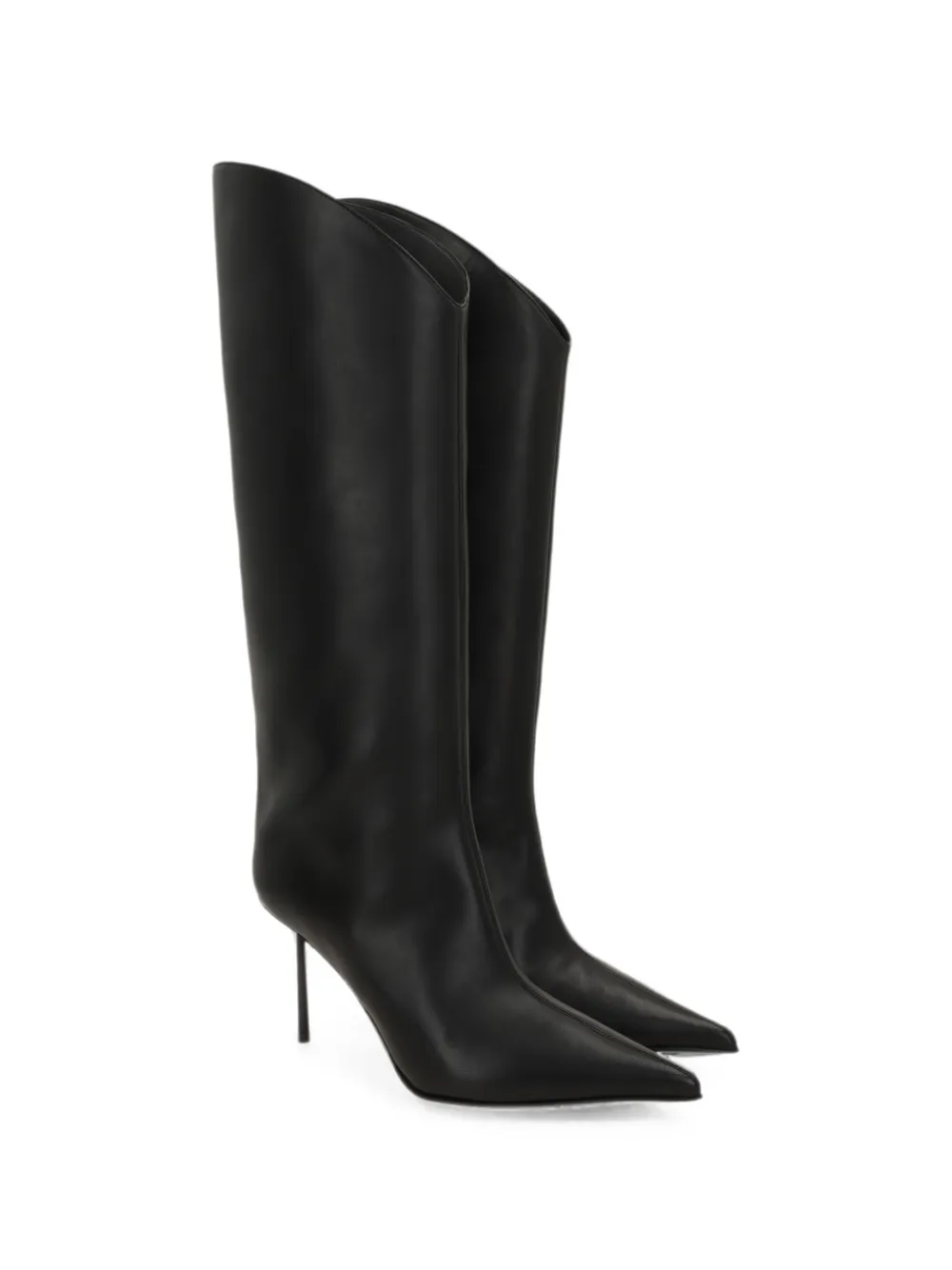 Le Silla pointed-toe stiletto boots Zwart