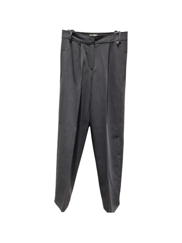 Herno Crepe Twill Trousers in Grey