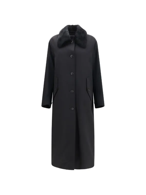OUR LEGACY Tundra Boxy Coat in Black