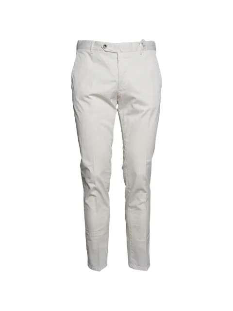L.B.M. 1911 Ray herringbone-pattern slim-fit trousers