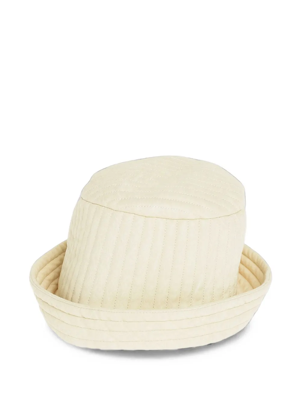 Moon Choi quilted bucket hat - Nude