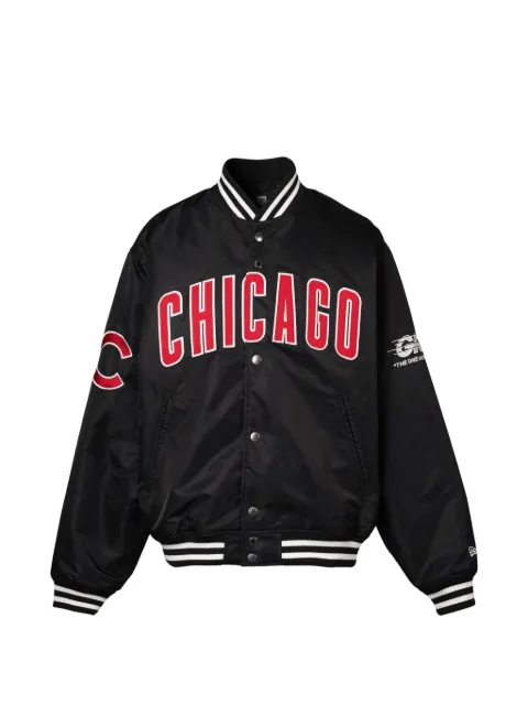 NEW ERA CAP Chicago Cubs logo-embroidered bomber jacket