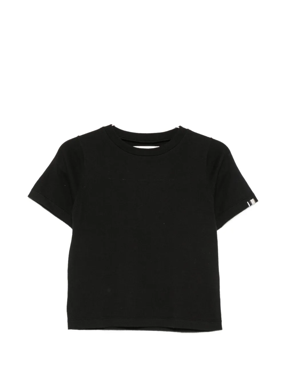 extreme cashmere Tina short-sleeve T-shirt - Schwarz