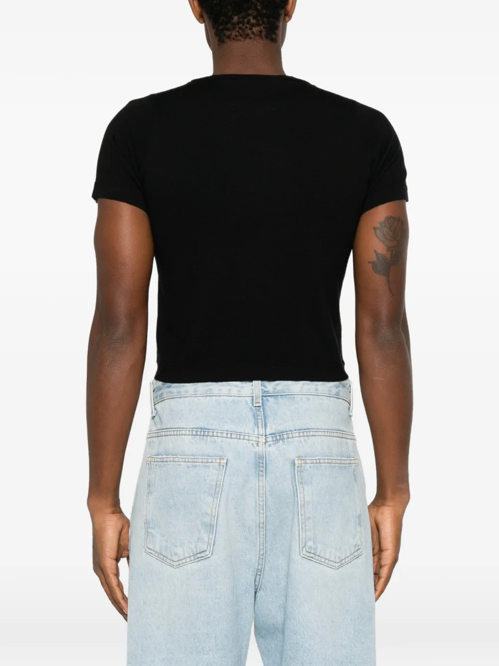 extreme cashmere Tina T-shirt met korte mouwen Zwart