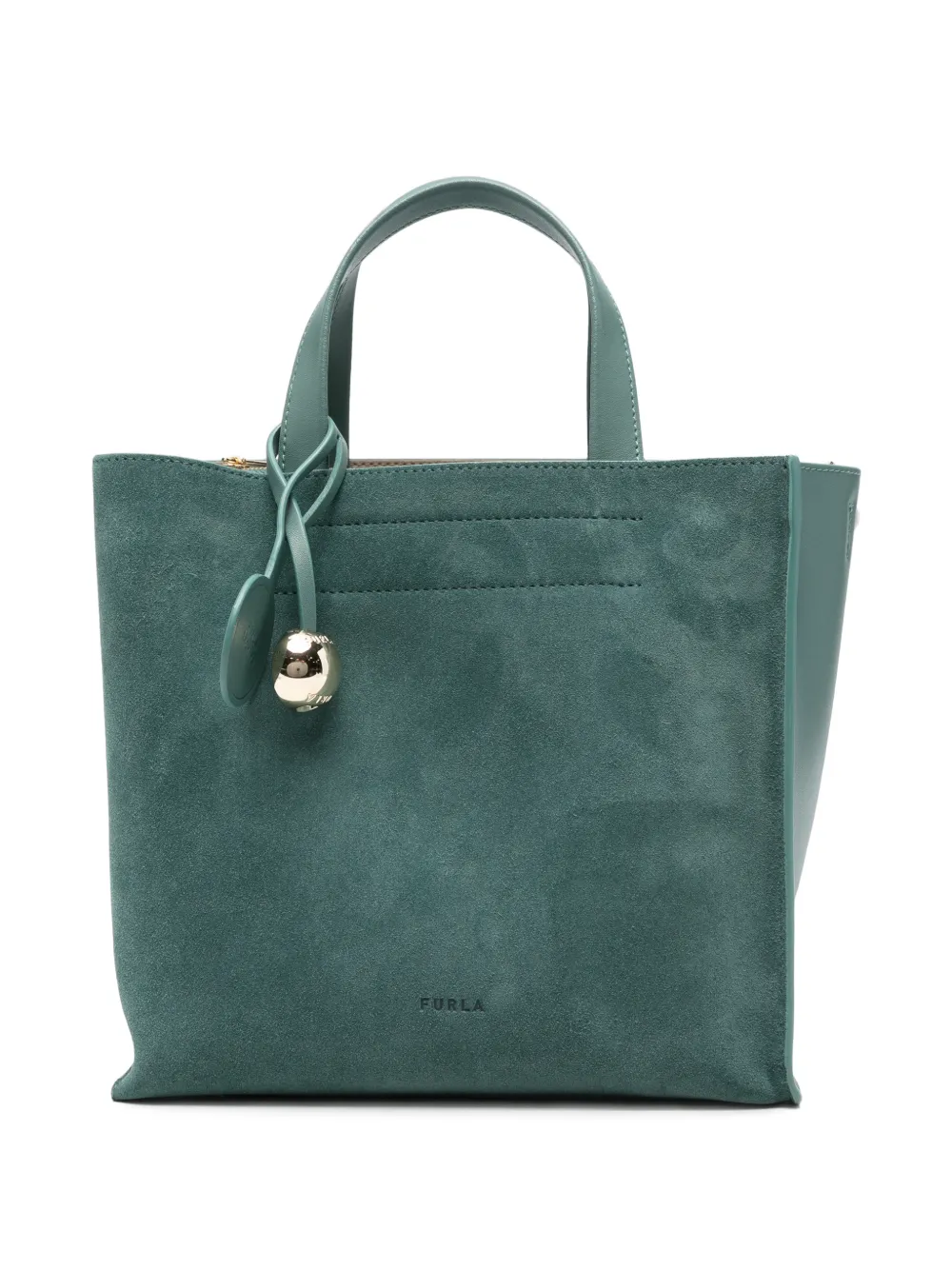 Furla Borsa tote con logo - Verde