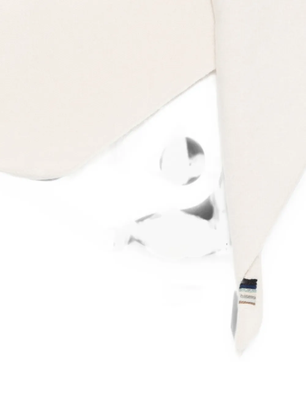 extreme cashmere Triangelvormige sjaal Beige
