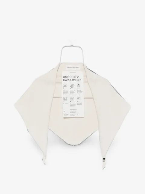 extreme cashmere triangle-shape scarf