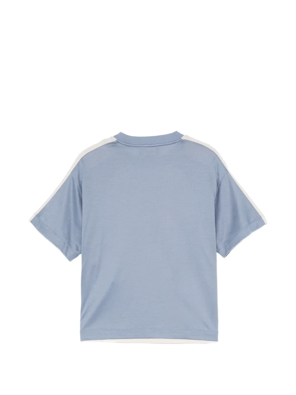 Emporio Armani Kids T-shirt met colourblocking en raglanmouwen Blauw