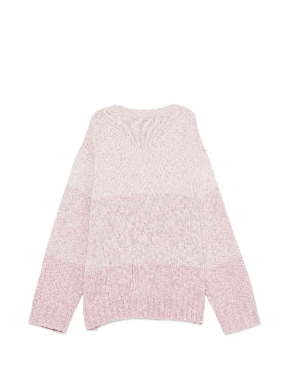 Emporio Armani Kids Trui met geborduurd logo en ombré-effect Roze