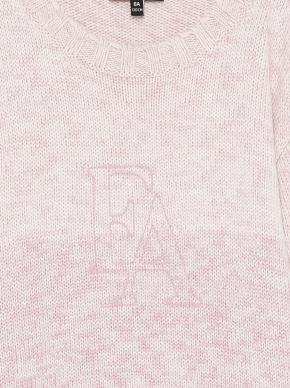 Emporio Armani Kids Trui met geborduurd logo en ombré-effect Roze