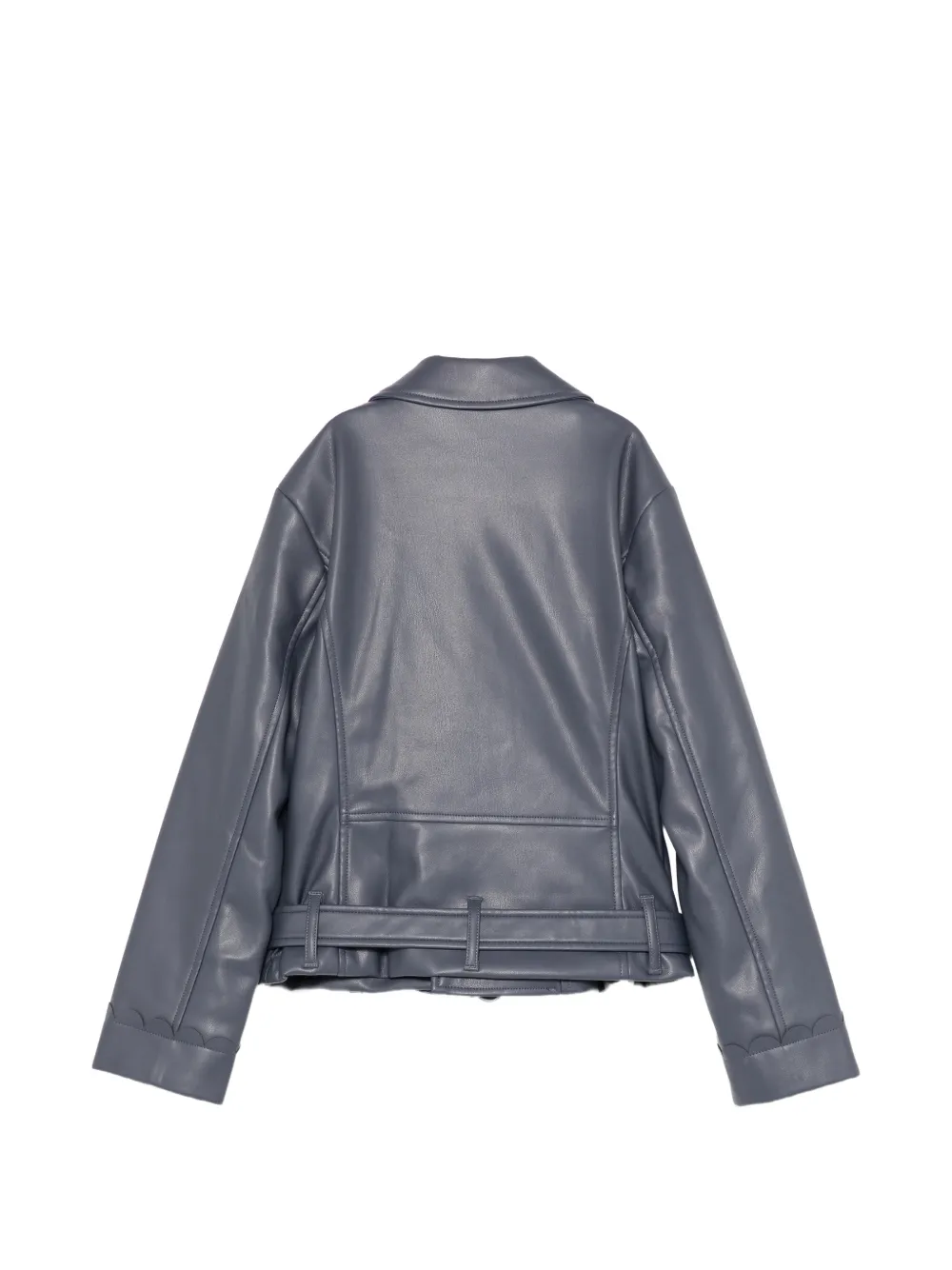 Emporio Armani Kids Jas met riem Grijs
