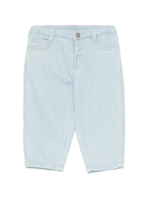 Emporio Armani Kids jeans con rayas diplomáticas