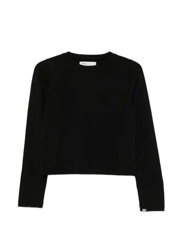 Extreme Cashmere N°451 Lisa Long-sleeve T-shirt in Black