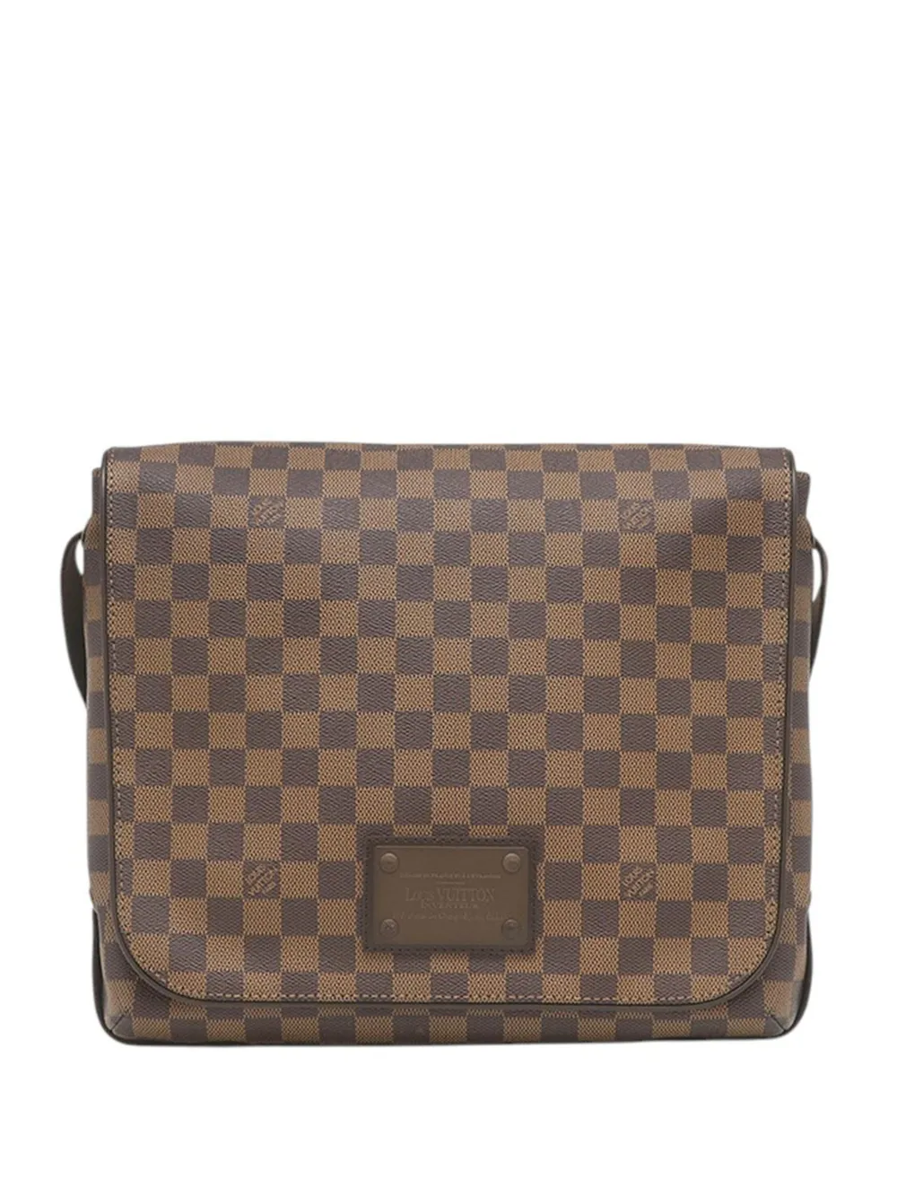 Louis Vuitton Pre-Owned 1990-2010 Damier Ebene Brooklyn MM crossbody bag - Braun