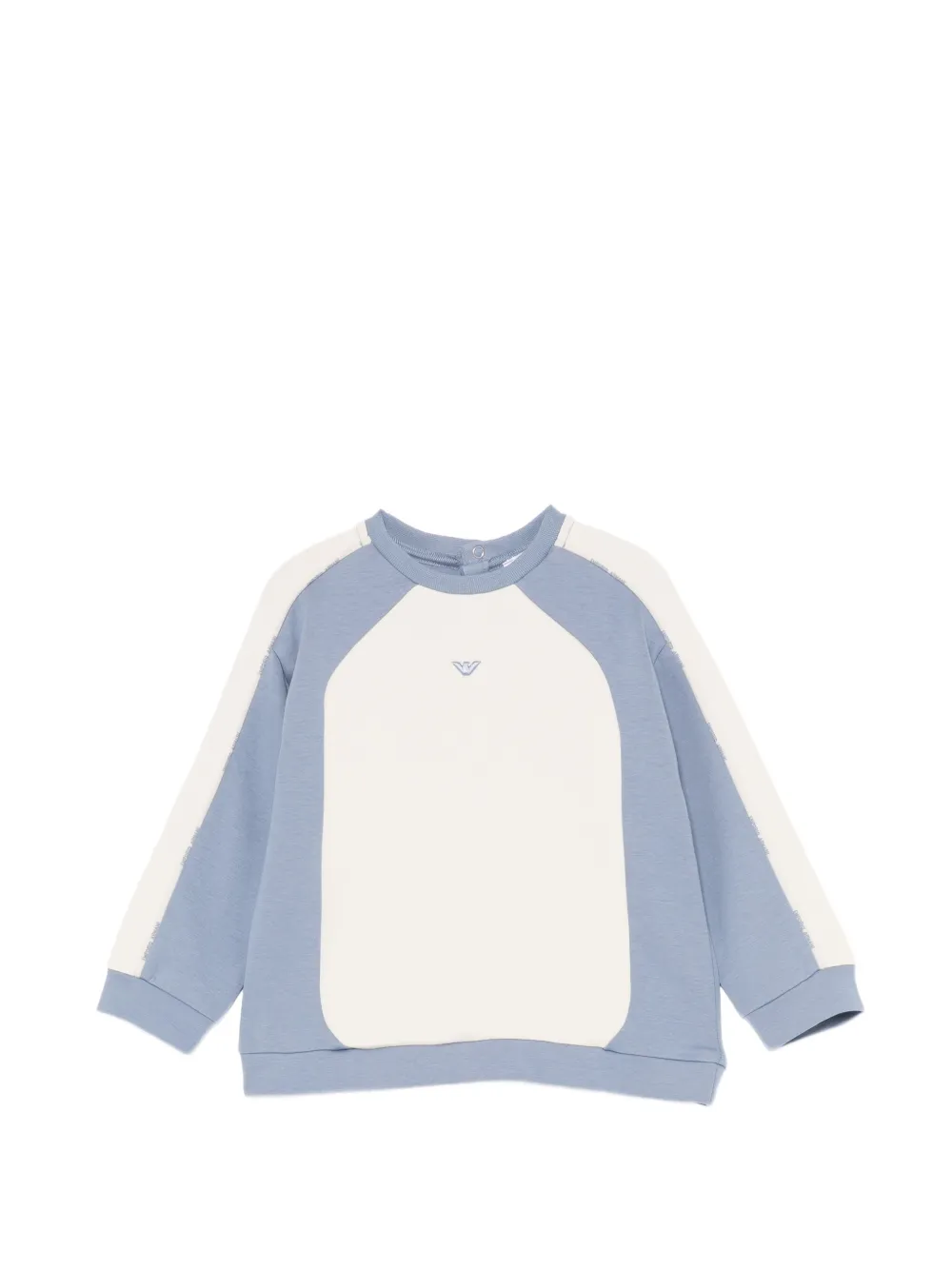 Emporio Armani Kids sweat en jersey double-face - Bleu Emporio Armani Kids sweat en jersey double-face - Bleu