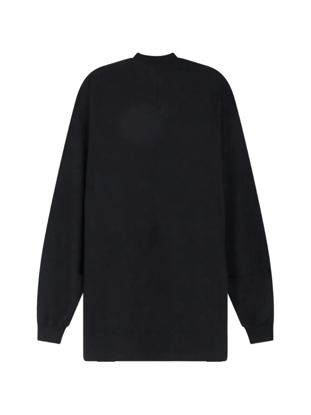 Rick Owens Katoenen T-shirt met lange mouwen Zwart