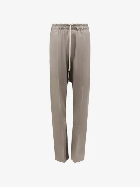 Rick Owens drawstring-waist cotton trousers
