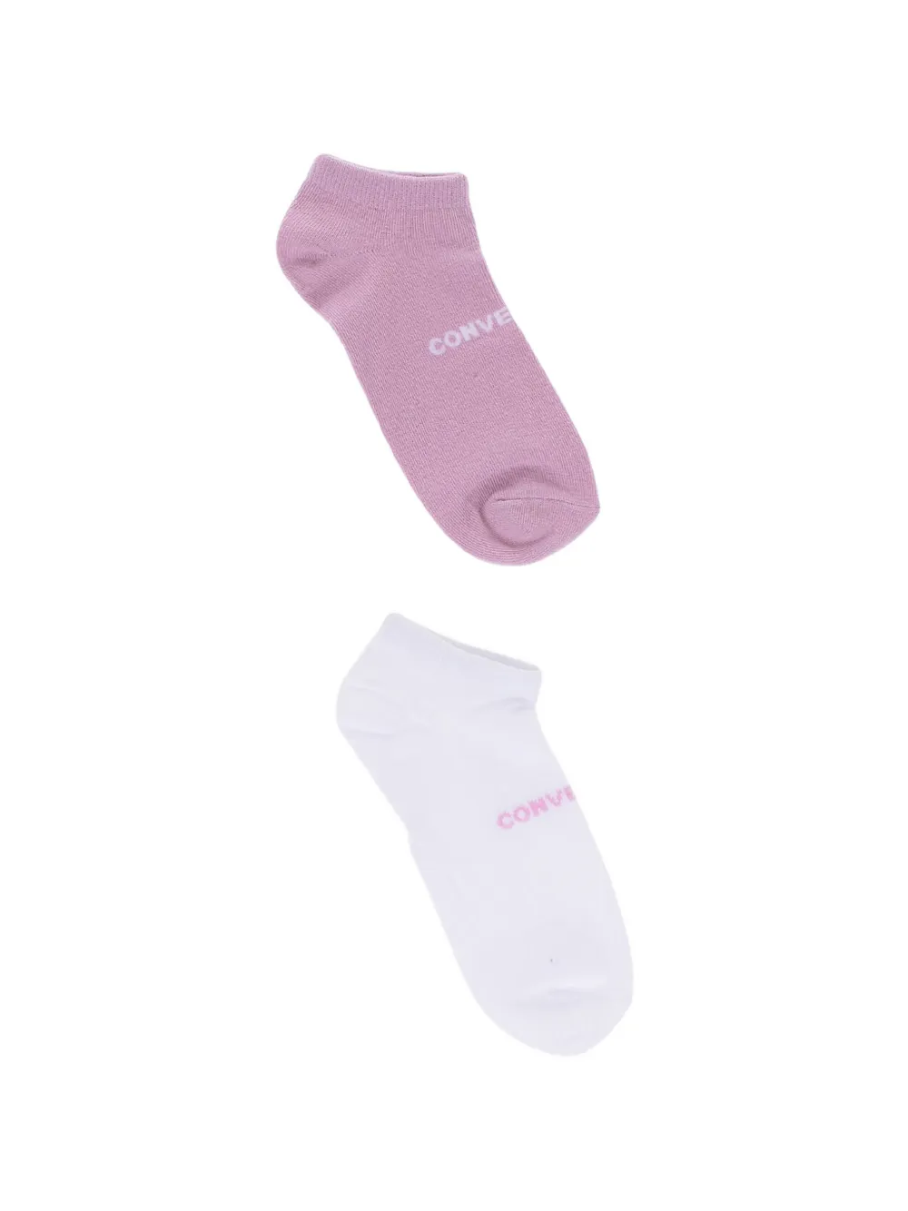 Converse Logo-print Socks (set Of Two) In Purple