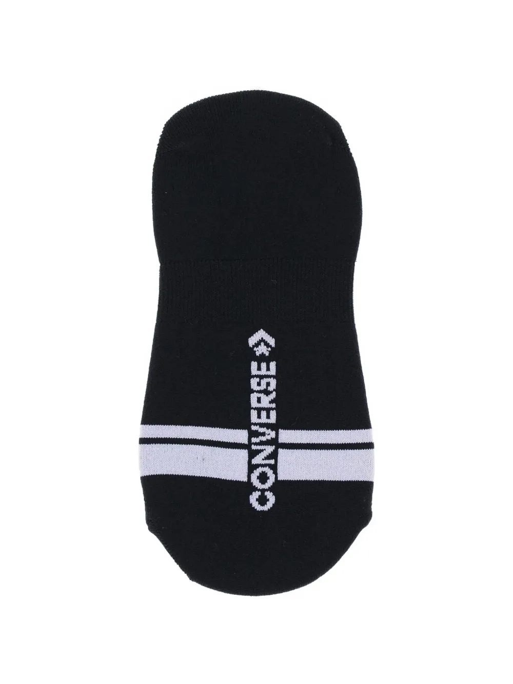 Converse Logo-print Striped Socks (set Of Two) In Black