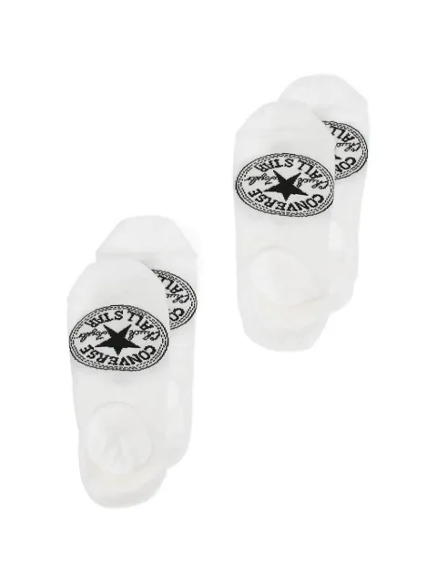 Converse All Star Chuck Taylor logo-embroidered socks (set of two)