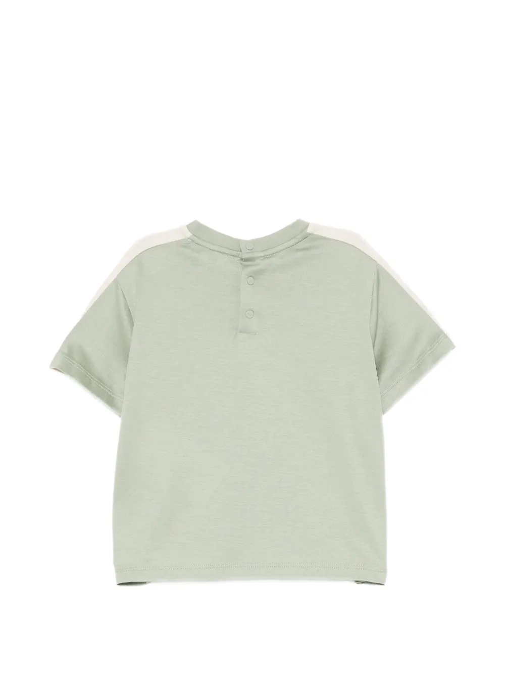 Emporio Armani Kids logo-embroidered T-shirt Groen